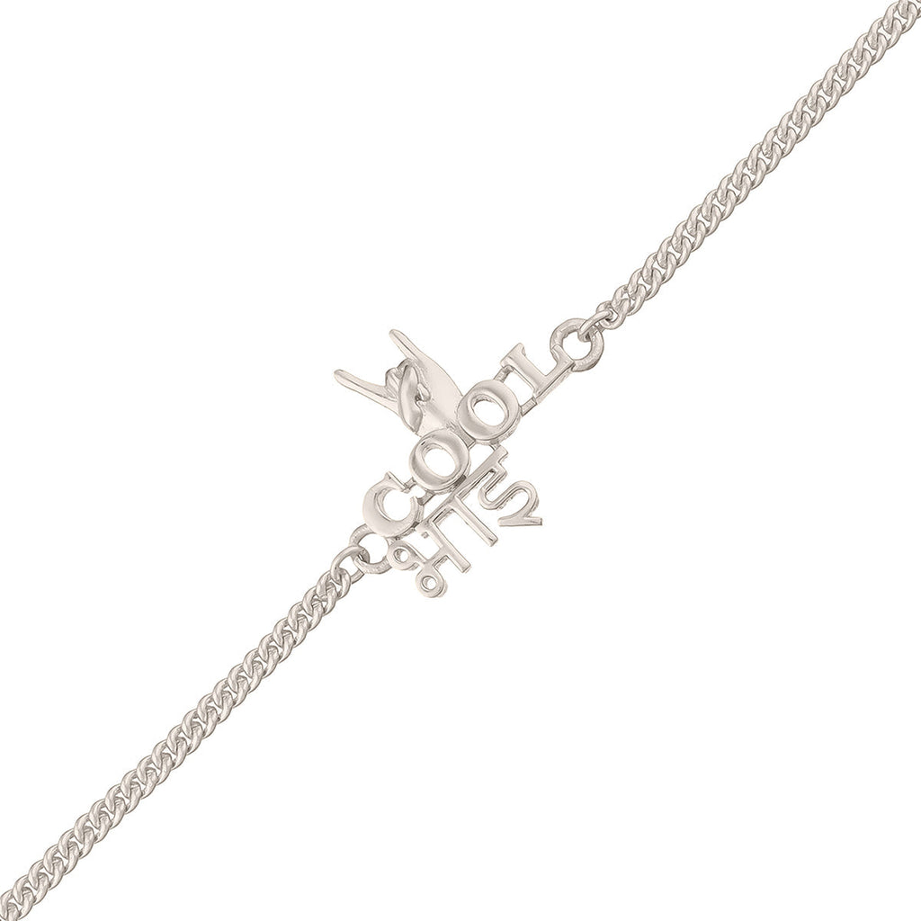 trueBrowns Cool Bhai Silver Tone Rakhi | Grocsy