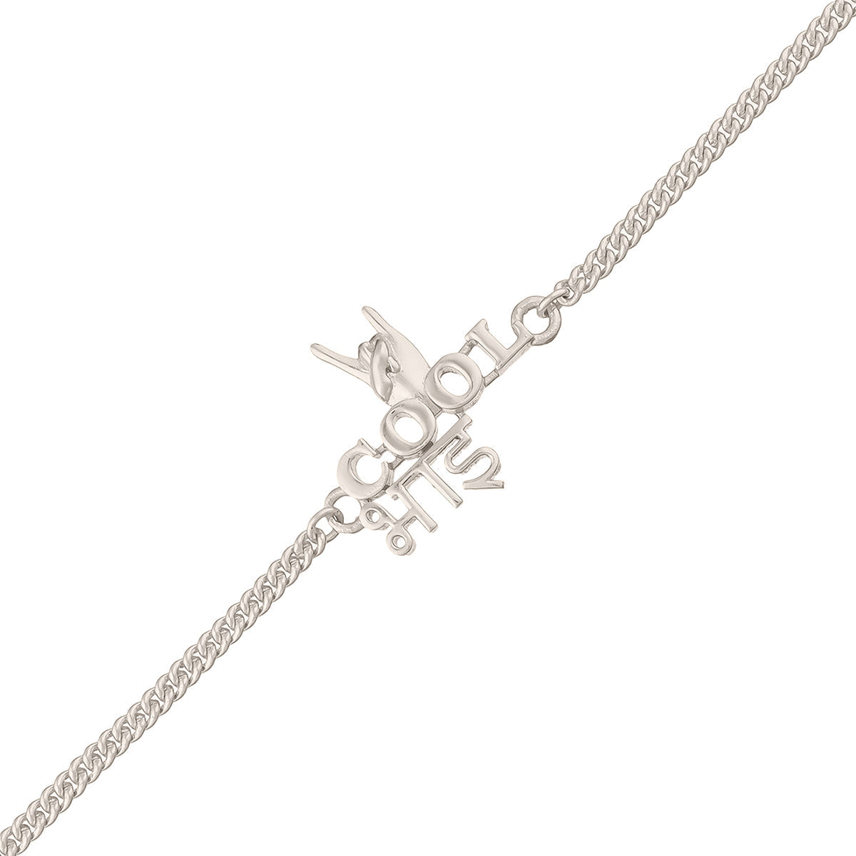 trueBrowns Cool Bhai Silver Tone Rakhi | Grocsy
