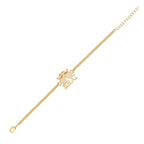 trueBrowns Bhai Gold Tone Bracelet Style Rakhi | Grocsy