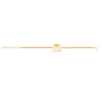 trueBrowns Bhai Gold Tone Bracelet Style Rakhi | Grocsy