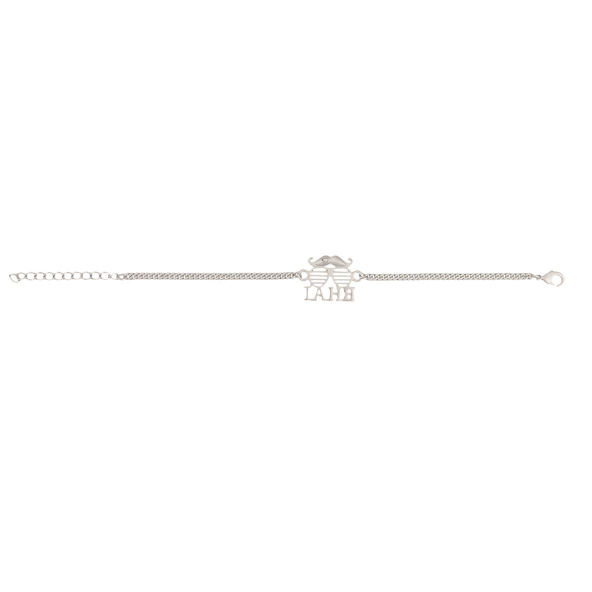 trueBrowns Exclusive Silver Plated BHAI Bracelet Style Rakhi | Grocsy