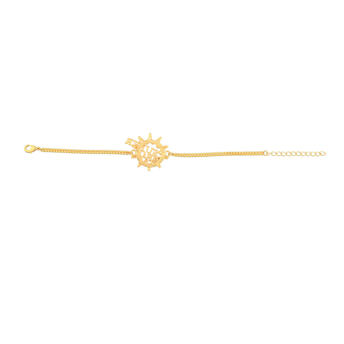 trueBrowns X Voylla Super Bro Fabulous Gold Tone Rakhi | Grocsy