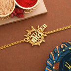 trueBrowns X Voylla Super Bro Fabulous Gold Tone Rakhi | Grocsy