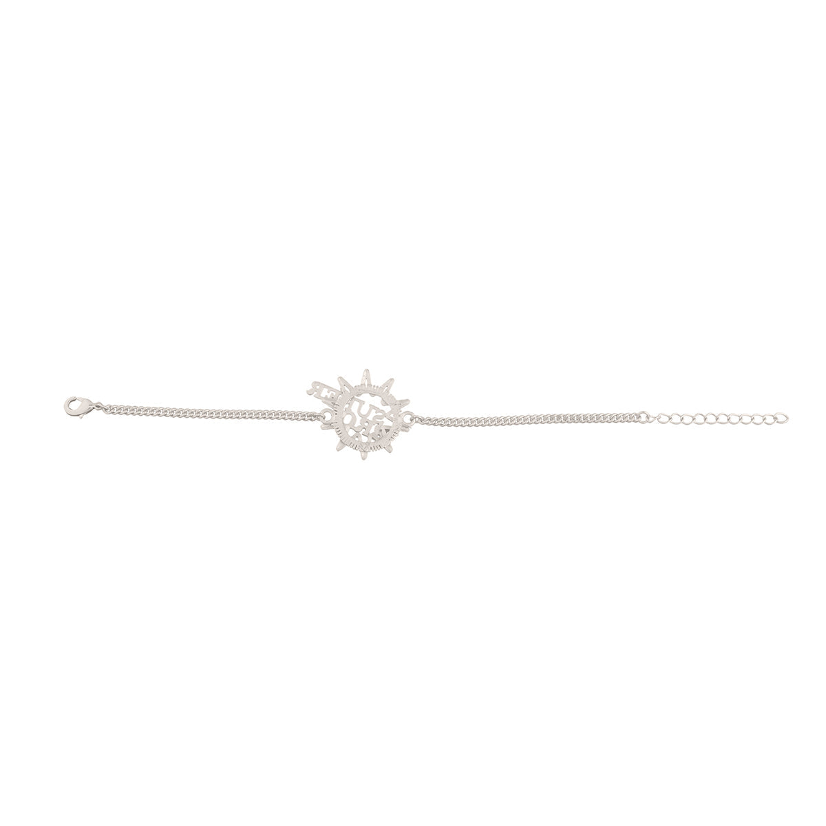 trueBrowns X Voylla Stylish Super Bro Silver Plated Bracelet Rakhi | Grocsy