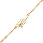 trueBrowns X Voylla Swag Wala Bro Gold Tone Bracelet Style Rakhi | Grocsy