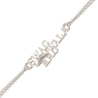 trueBrowns X Voylla Stylish Swag Wala Bro Silver Plated Bracelet Rakhi | Grocsy