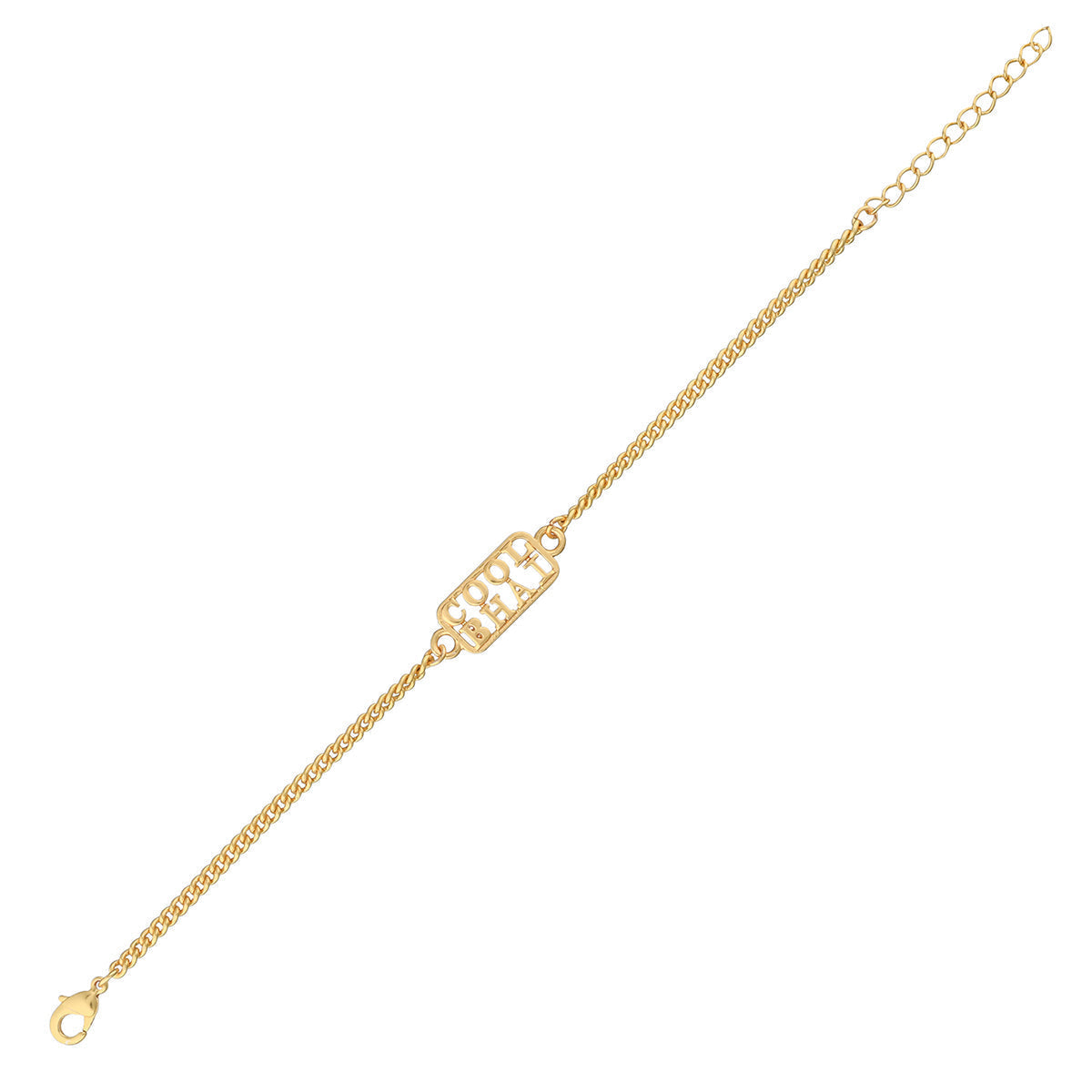 trueBrowns Cool Bhai Gold Tone Bracelet Style Rakhi | Grocsy