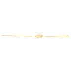 trueBrowns Cool Bhai Gold Tone Bracelet Style Rakhi | Grocsy