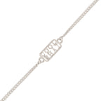 trueBrowns Silver Tone Cool Bhai Bracelet Style Rakhi | Grocsy