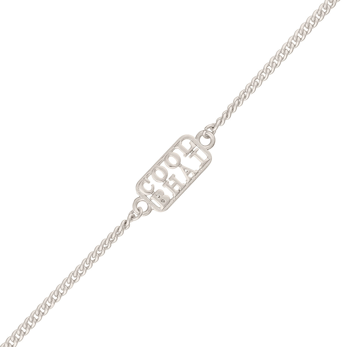 trueBrowns Silver Tone Cool Bhai Bracelet Style Rakhi | Grocsy