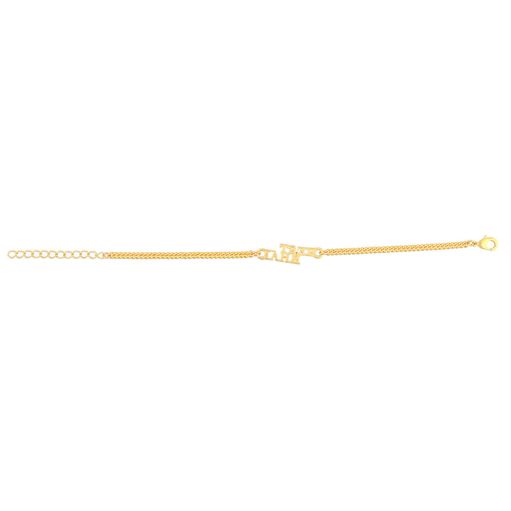trueBrowns Best Bhai Gold Tone Bracelet Style Rakhi | Grocsy