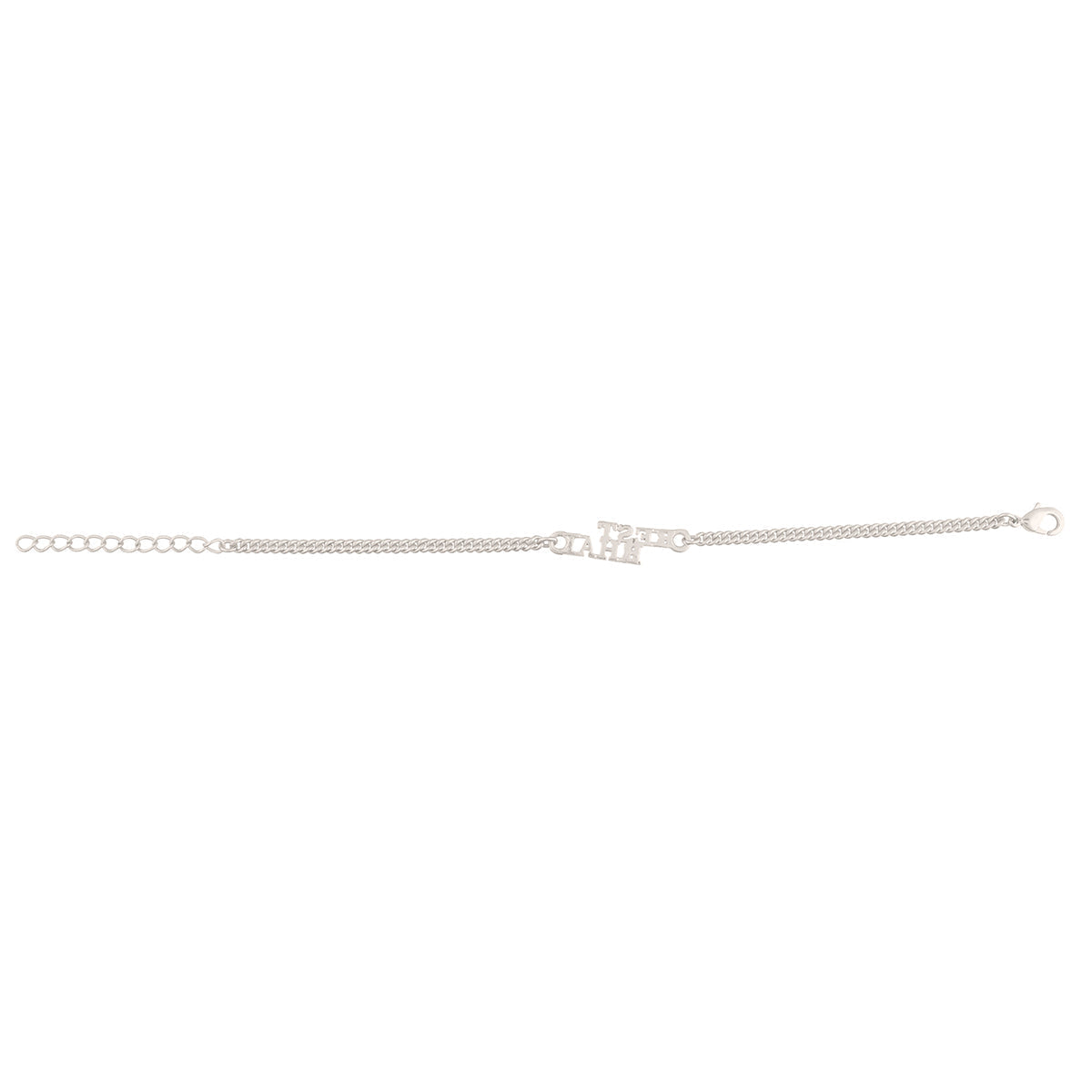 trueBrowns Silver Tone Best Bhai Bracelet Style Rakhi | Grocsy
