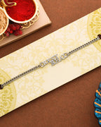 trueBrowns 925 Sterling Silver Precious Cool Bhai Bracelet Rakhi | Grocsy