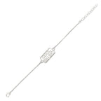 trueBrowns Designer Silver Tone Cool Bhabhi Bracelet Style Rakhi | Grocsy