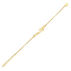 trueBrowns Gold Tone Best Bhabhi Bracelet Rakhi | Grocsy