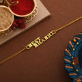 trueBrowns Gold Tone Best Bhabhi Bracelet Rakhi | Grocsy
