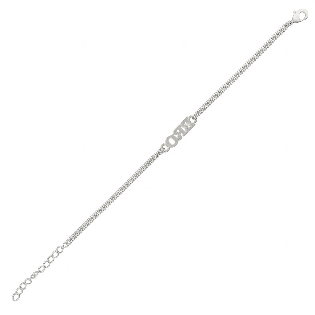 trueBrowns Silver Tone Fashionable BRO Bracelet Rakhi | Grocsy
