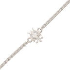 trueBrowns Trishul Silver Tone Bracelet Rakhi | Grocsy