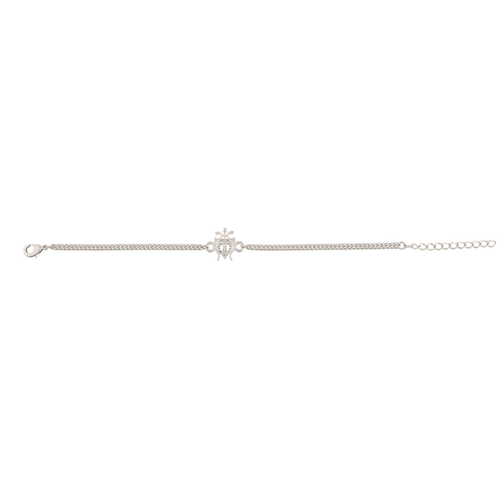 trueBrowns Trishul Silver Tone Bracelet Rakhi | Grocsy