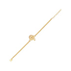 trueBrowns Gold Tone Ganesha Bracelet Style Rakhi | Grocsy