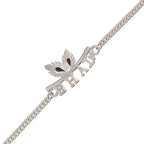 trueBrowns Peacock Feather Motif Silver Plated Bhai Bracelet Rakhi | Grocsy
