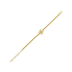 trueBrowns Auspicious Swastik Gold-Polished Bracelet Style Rakhi | Grocsy