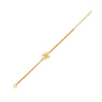 trueBrowns Auspicious Swastik Gold-Polished Bracelet Style Rakhi | Grocsy