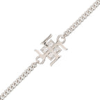 trueBrowns Auspicious Swastik Motif Silver Tone Bracelet Rakhi | Grocsy