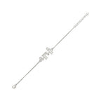 trueBrowns Special Silver Tone Bracelet Style Bhabhi Rakhi | Grocsy
