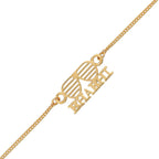 trueBrowns Gold Tone Bhabhi Bracelet Rakhi | Grocsy