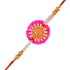 trueBrowns X Voylla Pearl And Gold Filigree Rakhi For Brother | Grocsy