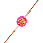 trueBrowns X Voylla Pearl And Gold Filigree Rakhi For Brother | Grocsy
