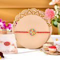 trueBrowns X Voylla Abstract Mosaic Multi-Color Enamel Rakhi For Brother | Grocsy