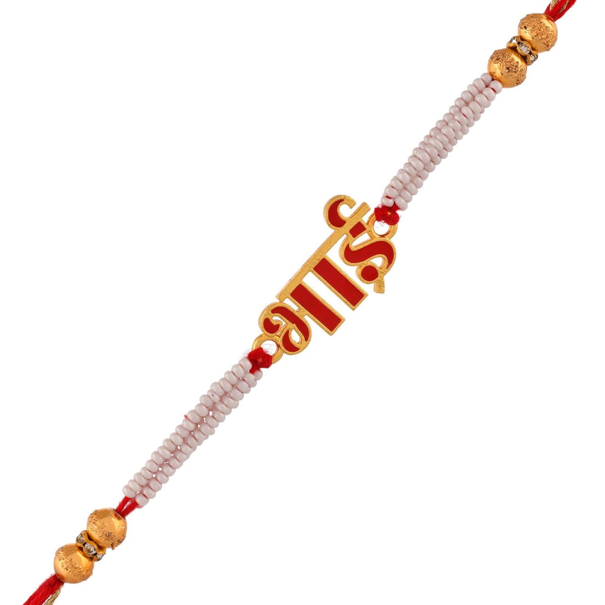 trueBrowns X Voylla Red Enamel Bhai Rakhi For Brother | Grocsy