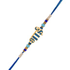 trueBrowns X Voylla Firozi Enamel Bhai Rakhi For Brother | Grocsy