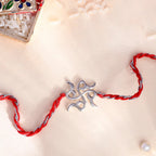 trueBrowns X Voylla Sterling Silver Stylized Swastik Rakhi | Grocsy