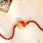 trueBrowns Gold Tone Sterling Silver Stylized Ganesha Rakhi | Grocsy
