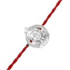 trueBrowns 925 Sterling Silver Precious Lord Shiva Thread Rakhi | Grocsy