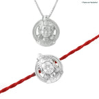 trueBrowns 925 Sterling Silver Precious Lord Shiva Thread Rakhi | Grocsy