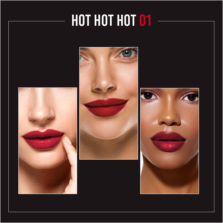 Colorbar Velvet Matte Lipstick Hot Hot Hot- 1. | Grocsy