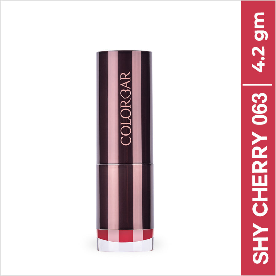 Colorbar Velvet Matte Lipstick Shy Cherry | Grocsy