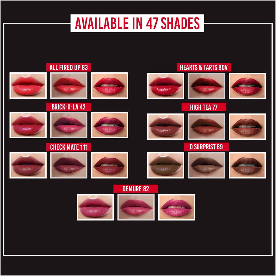 Colorbar Velvet Matte Lipstick Creme Cup 1 | Grocsy