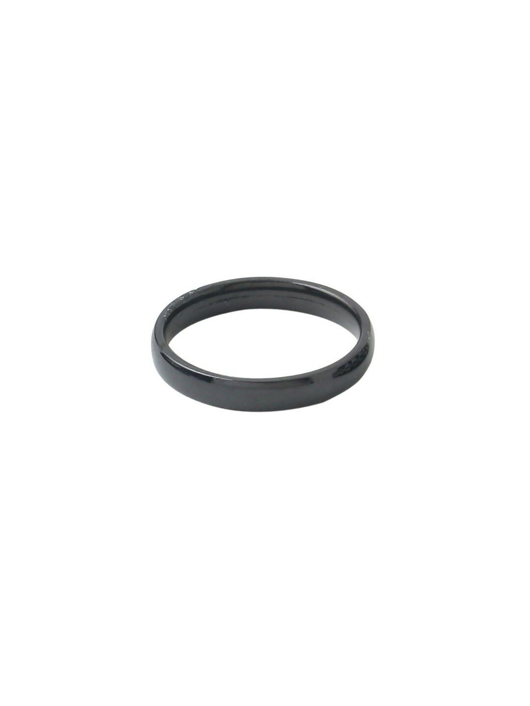 NVR Men's Set of 2 Black Rhodium-Plated Finger Ring | Grocsy