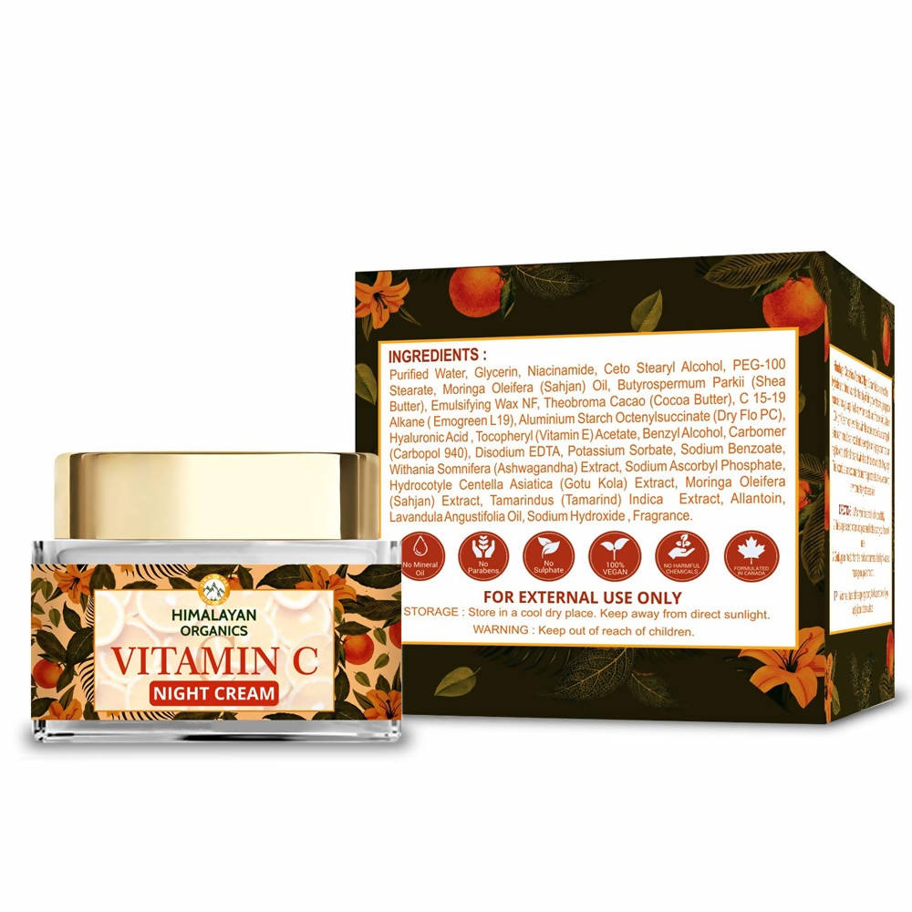 Himalayan Organics Vitamin C Night Cream | Grocsy