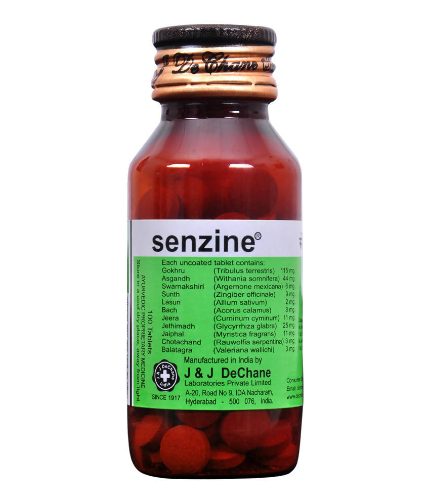 J & J Dechane Ayurvedic Senzine Tablets | Grocsy