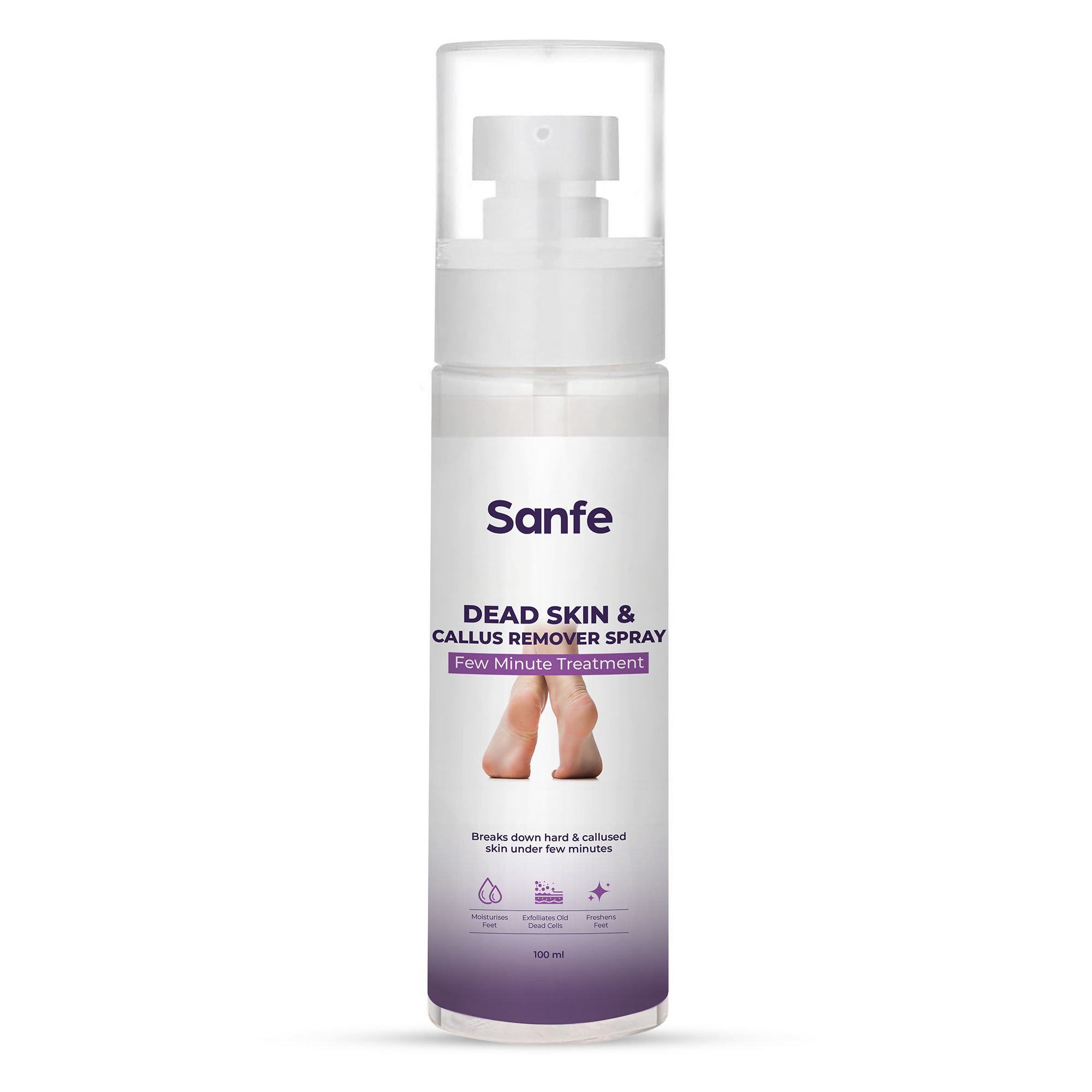 Sanfe Dead Skin & Callus Remover Spray | Grocsy
