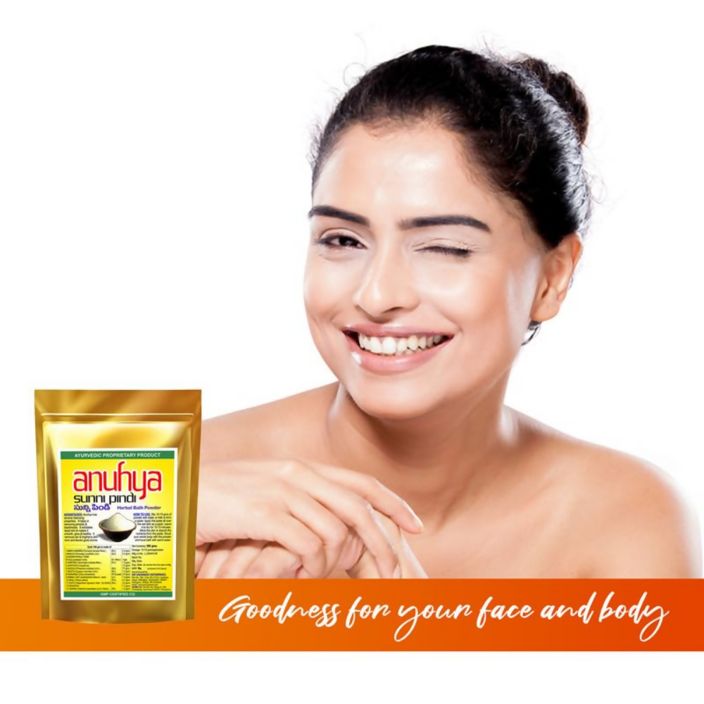 Anuhya Herbal Bath Natural Sunnipindi Powder Combo | Grocsy