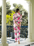 Casual Fashionable Multi Muslin Cotton co-ord set - Manya | Grocsy