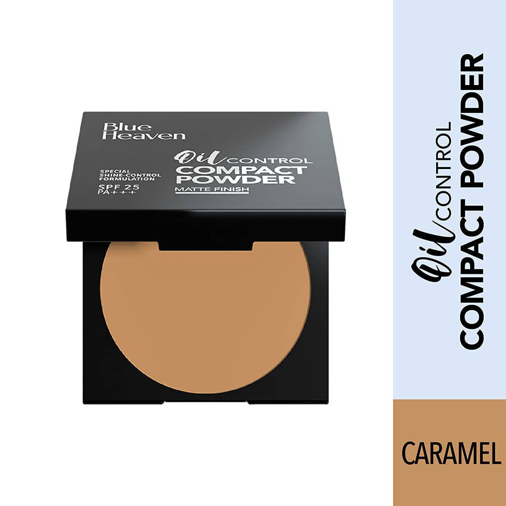 Blue Heaven Oil Control Compact Powder Matte Finish SPF 25 PA+++ Caramel | Grocsy
