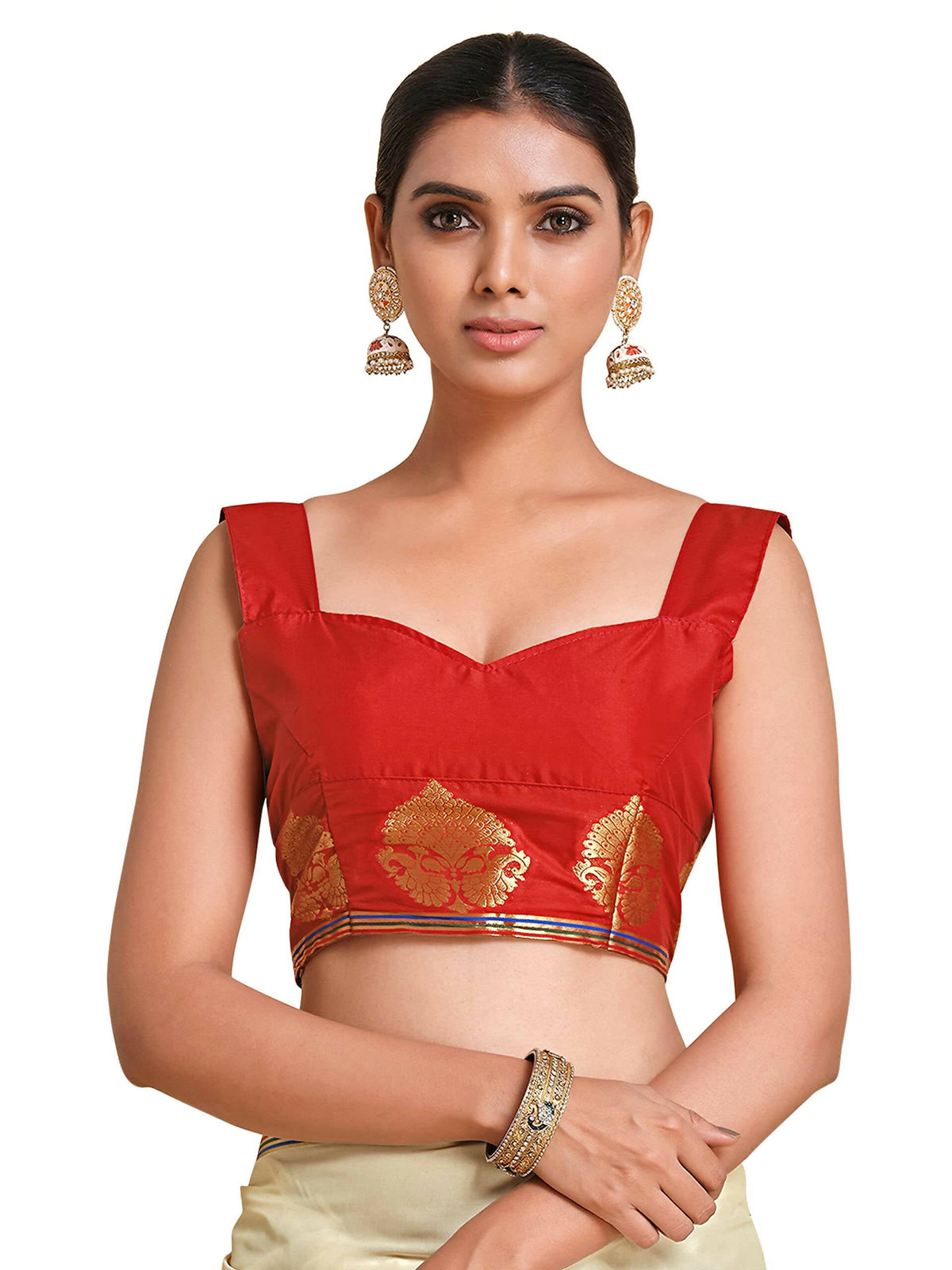 Mimosa Women's Beige Pure Crepe Saree | Grocsy